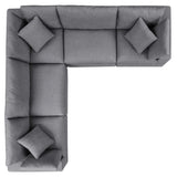 Commix 5-Piece Sunbrella� Outdoor Patio Sectional Sofa