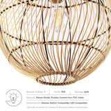 Nurture Rattan Pendant Light