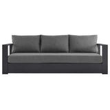 Tahoe Outdoor Patio Powder-Coated Aluminum Sofa