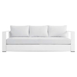 Tahoe Outdoor Patio Powder-Coated Aluminum Sofa