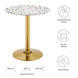 Verne 28" Round Terrazzo Dining Table