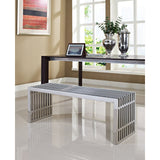 Gridiron Large Stainless Steel Bench