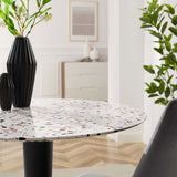 Zinque 36" Round Terrazzo Dining Table