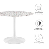 Lippa 40" Round Terrazzo Dining Table