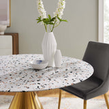 Tupelo 47" Round Terrazzo Dining Table