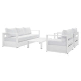 Tahoe Outdoor Patio Powder-Coated Aluminum 4-Piece Set