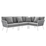 Stance Outdoor Patio Aluminum Large Sectional Sofa