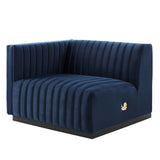 Conjure Channel Tufted Performance Velvet Sofa