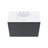 Bryn 36" Wall-Mount Bathroom Vanity
