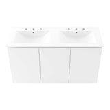 Bryn 48" Wall-Mount Double Sink Bathroom Vanity