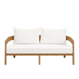 Brisbane 3-Piece Teak Wood Outdoor Patio Set
