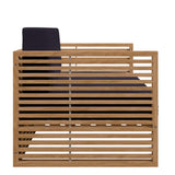 Carlsbad 3-Piece Teak Wood Outdoor Patio Set