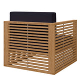 Carlsbad 3-Piece Teak Wood Outdoor Patio Set