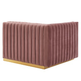 Conjure Channel Tufted Performance Velvet Loveseat
