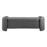 Nebula Boucle Upholstered Bench