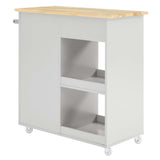 Culinary Kitchen Cart With Towel Bar