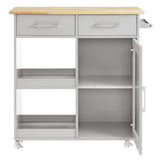 Culinary Kitchen Cart With Towel Bar