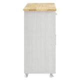 Culinary Kitchen Cart With Towel Bar