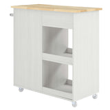 Culinary Kitchen Cart With Towel Bar