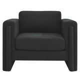 Visible Boucle Fabric Armchair