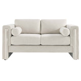 Visible Fabric Loveseat