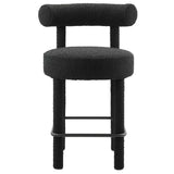 Toulouse Boucle Fabric Counter Stool