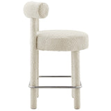 Toulouse Boucle Fabric Counter Stool