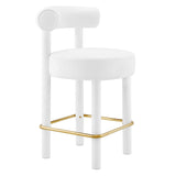 Toulouse Performance Velvet Counter Stool