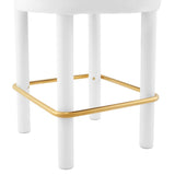 Toulouse Performance Velvet Counter Stool