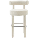 Toulouse Boucle Fabric Bar Stool