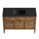 Elysian 48" Wood Single Sink Bathroom Vanity