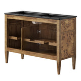 Elysian 48" Wood Double Sink Bathroom Vanity