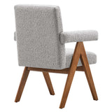 Lyra Boucle Fabric Dining Room Chair - Set of 2