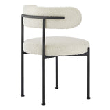 Albie Boucle Fabric Dining Chairs - Set of 2