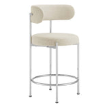 Albie Fabric Counter Stools - Set of 2