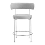 Albie Fabric Counter Stools - Set of 2