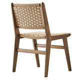 Saoirse Woven Rope Wood Dining Side Chair - Set of 2