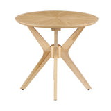 Crossroads 24� Round Wood Side Table
