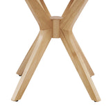 Crossroads 24� Round Wood Side Table