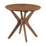Crossroads 24� Round Wood Side Table