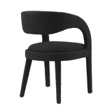 Pinnacle Boucle Upholstered Dining Chair Set of Two