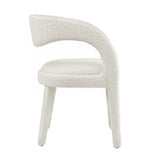 Pinnacle Boucle Upholstered Dining Chair Set of Two