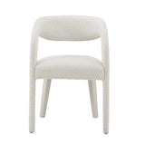 Pinnacle Boucle Upholstered Dining Chair Set of Two