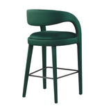 Pinnacle Performance Velvet Bar Stool Set of Two