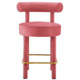 Toulouse Performance Velvet Counter Stool - Set of 2