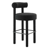 Toulouse Boucle Fabric Bar Stool - Set of 2