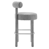 Toulouse Boucle Fabric Bar Stool - Set of 2