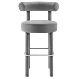 Toulouse Performance Velvet Bar Stool - Set of 2