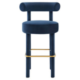 Toulouse Performance Velvet Bar Stool - Set of 2