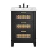 Dixie 24� Solid Wood Bathroom Vanity
